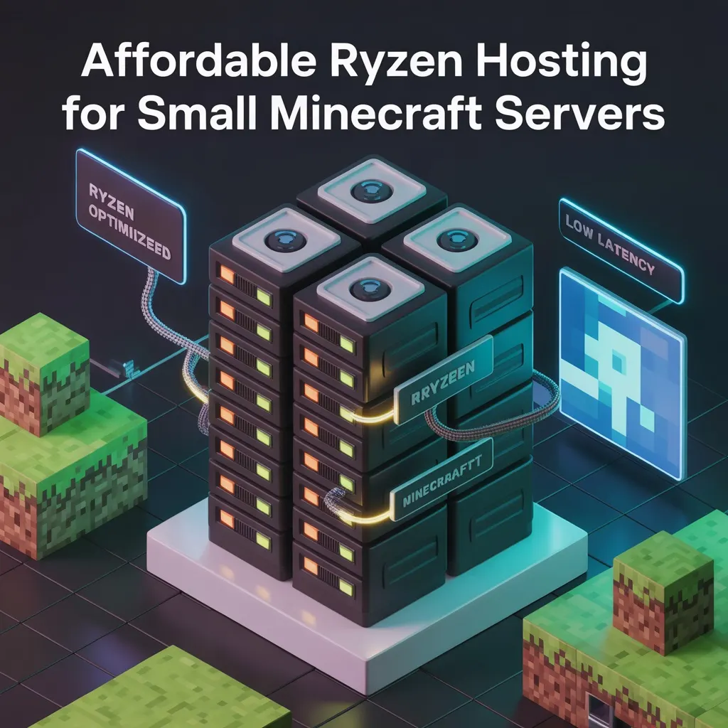 Affordable Ryzen Hosting for Small Minecraft Servers