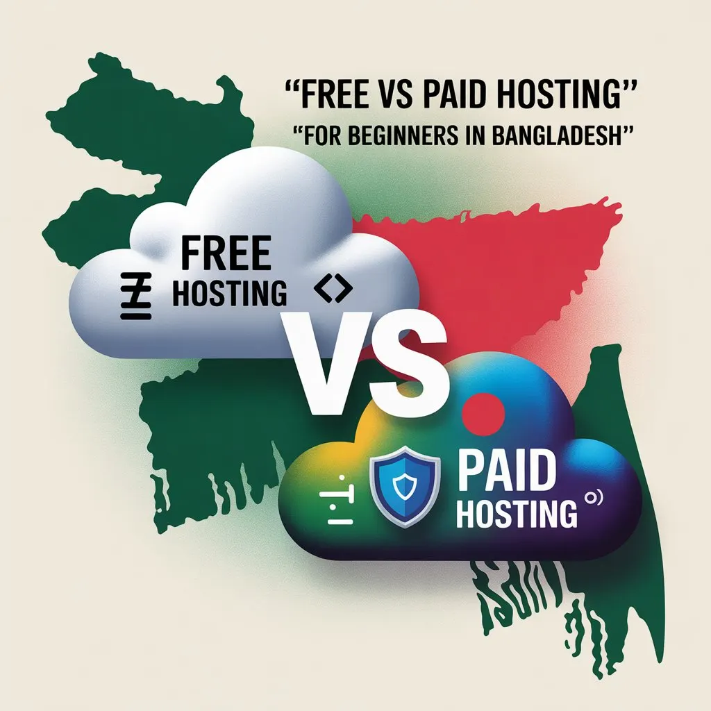 Free vs Paid Hosting for Beginners in Bangladesh
