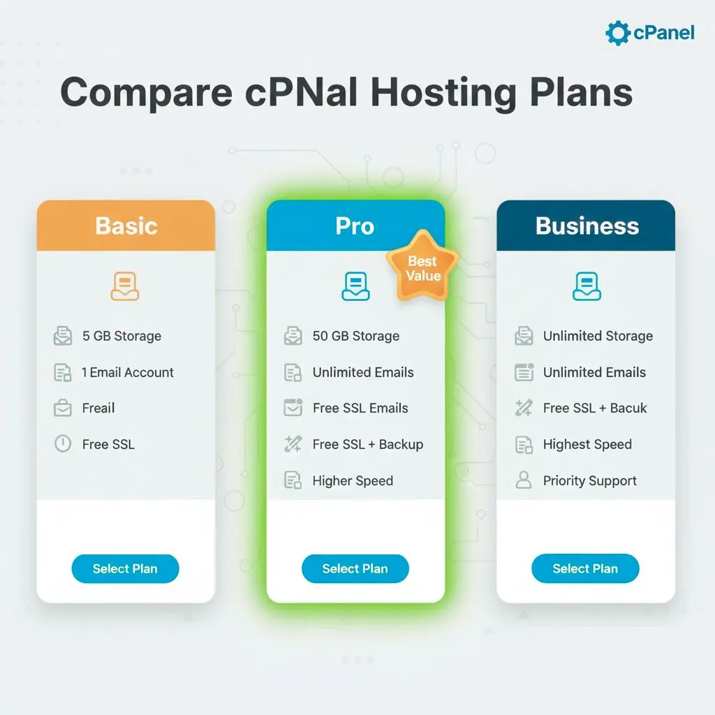 Compare cPanel Hosting Plans & Pricing in 2025