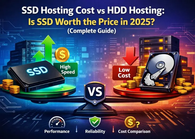 SSD Hosting Cost vs HDD Hosting: Is SSD Worth the Price in 2025? (Complete Guide)