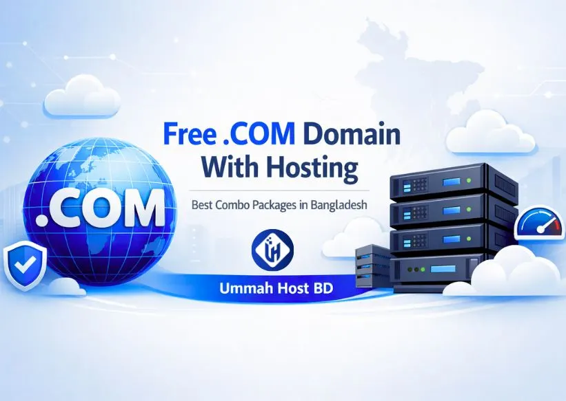 Free .COM Domain With Hosting in Bangladesh