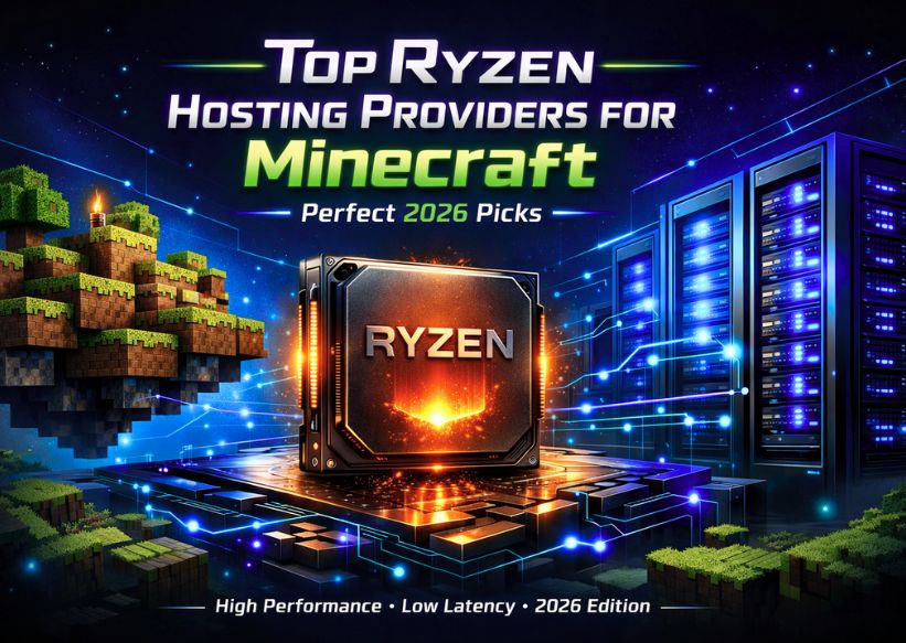 Top Ryzen Hosting Providers for Minecraft