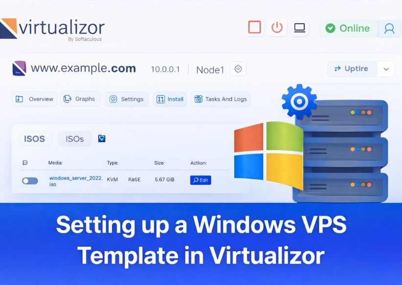 How to Add Custom Windows Templates on Virtualizor