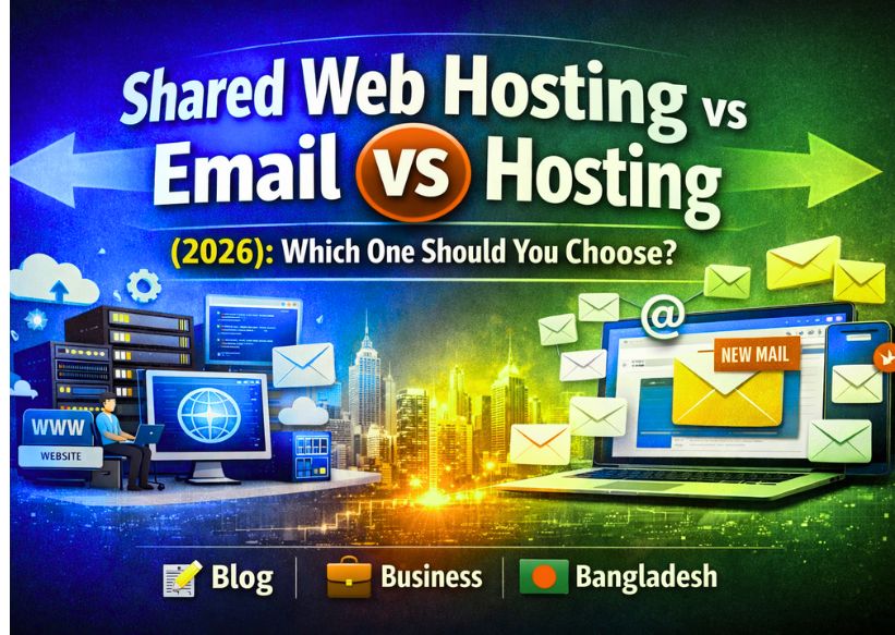 Shared Web Hosting vs Email Hosting