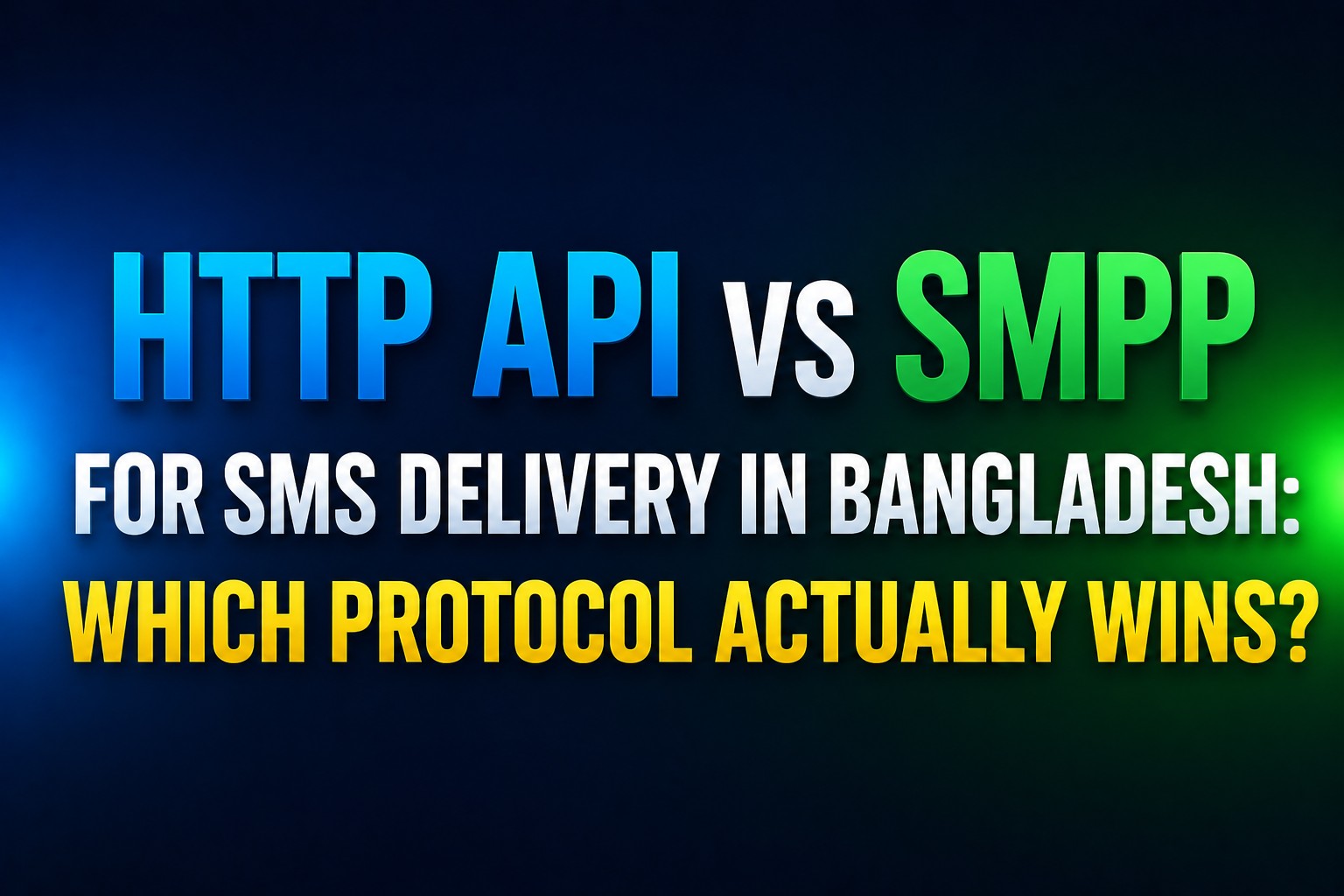 HTTP API vs SMPP for SMS Delivery in Bangladesh