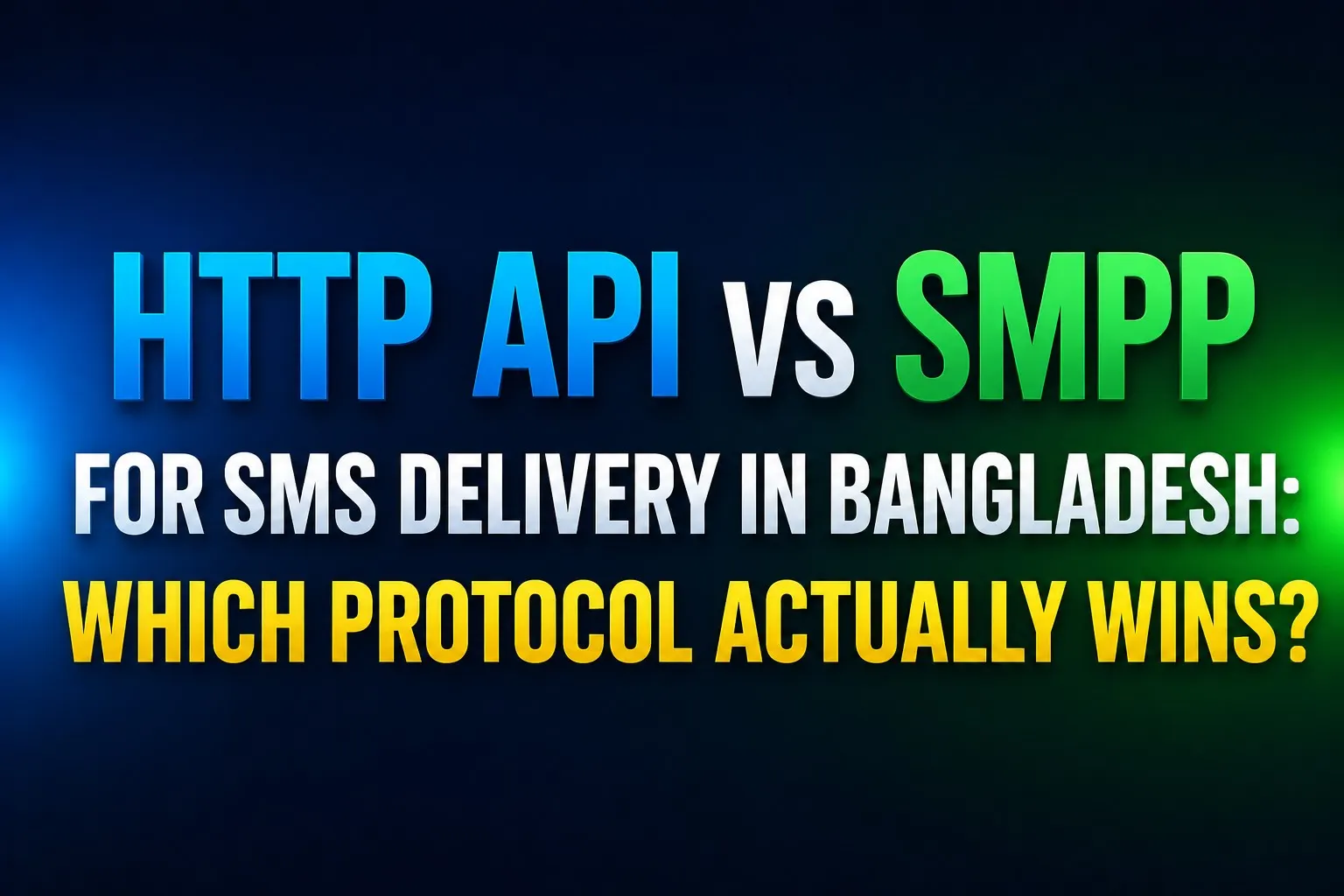 HTTP API vs SMPP for SMS Delivery in Bangladesh