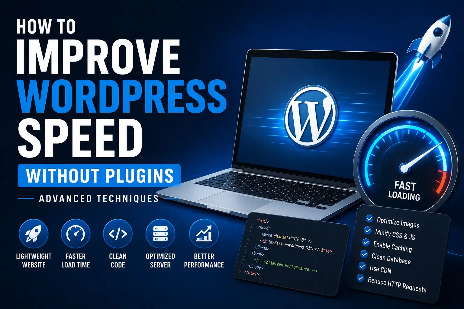 How to Improve WordPress Speed without Plugins