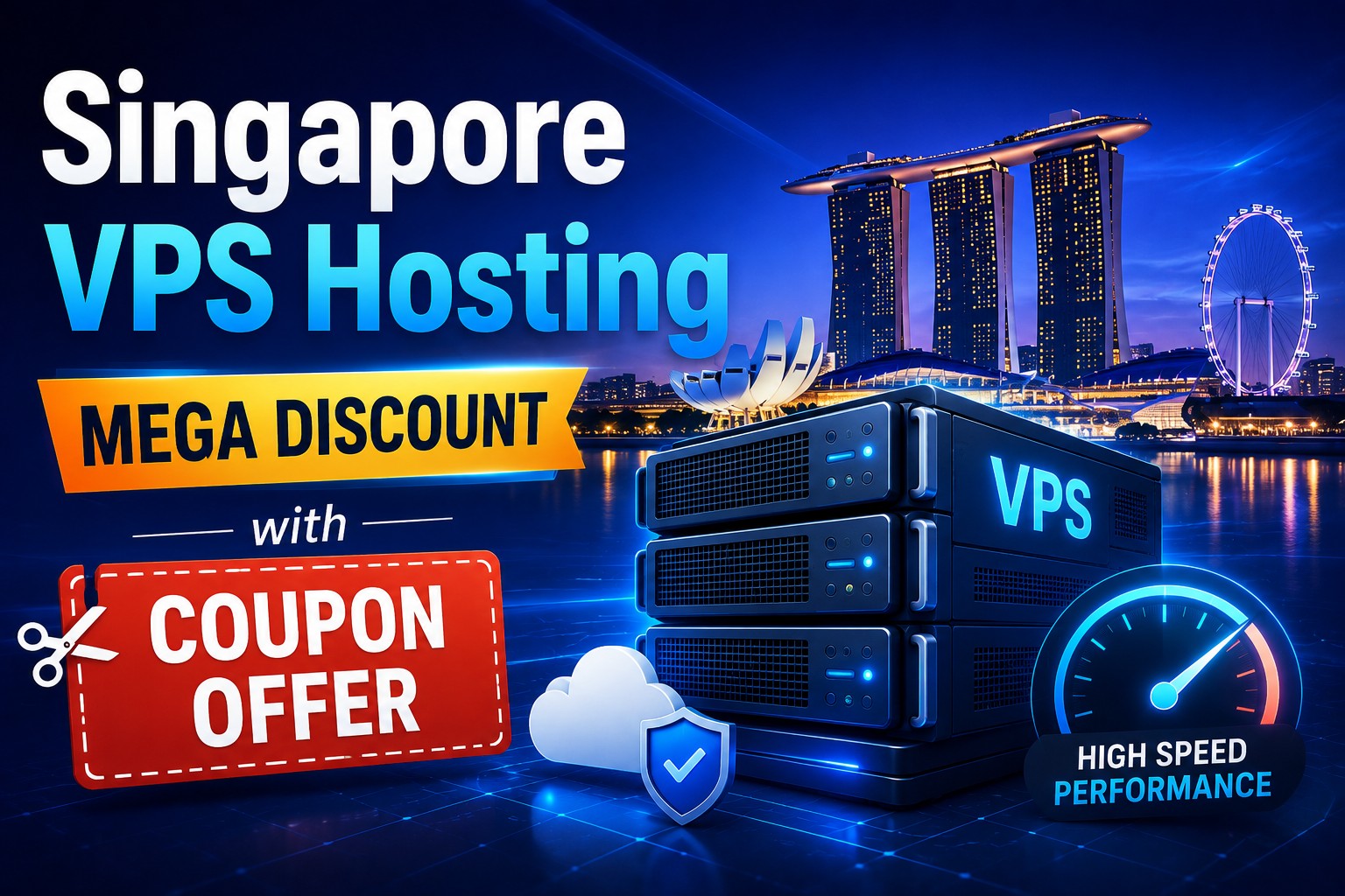 Singapore VPS Hosting Mega Discount with Coupon Offer