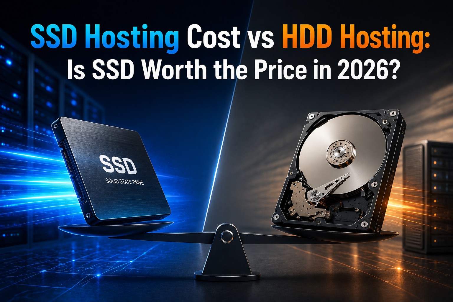 SSD Hosting Cost vs HDD Hosting