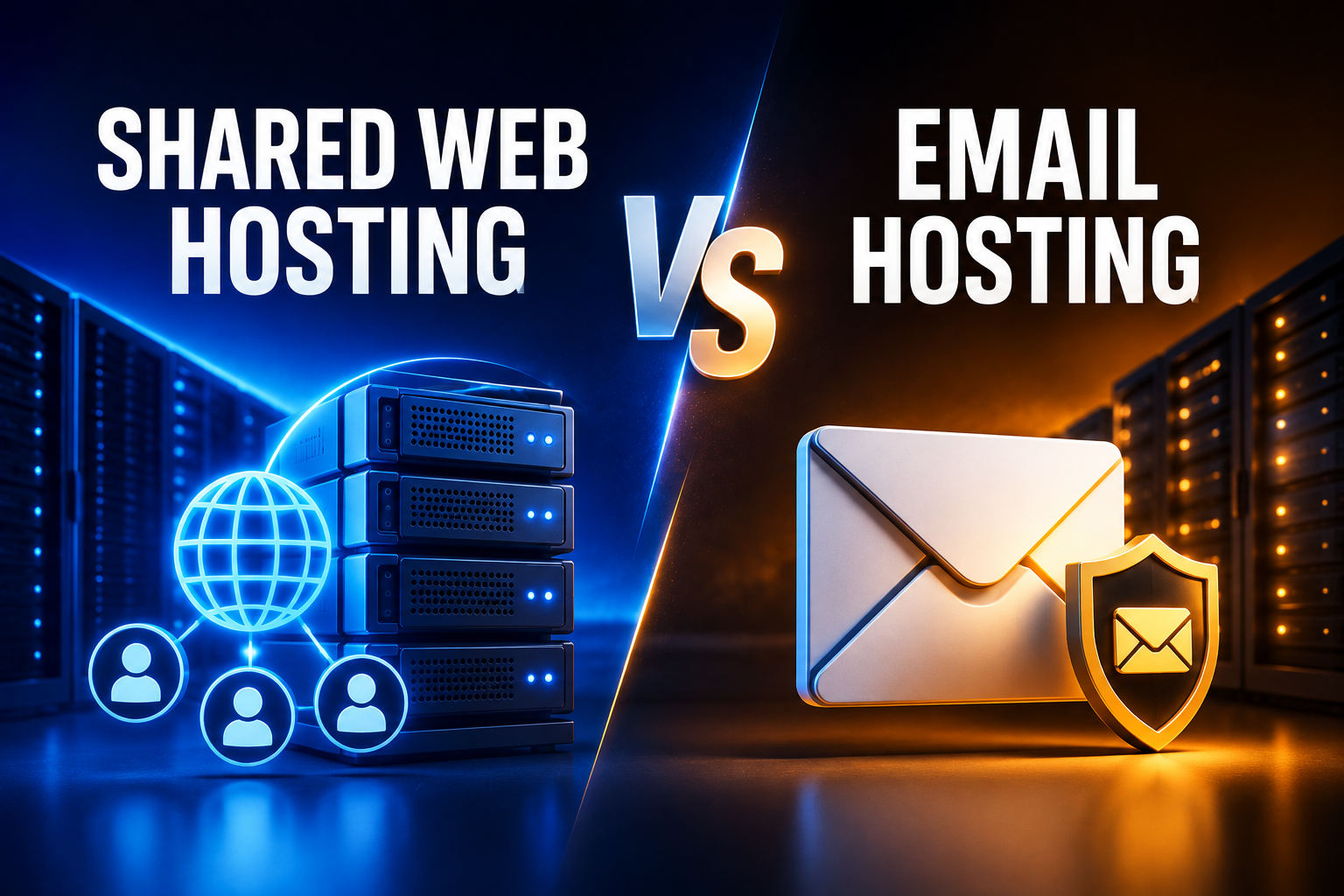 Shared Web Hosting vs Email Hosting