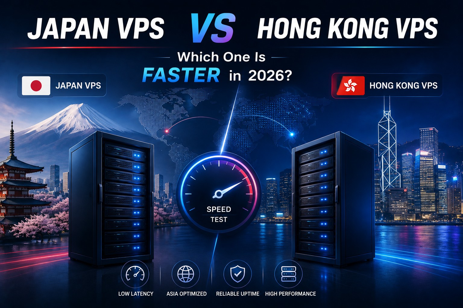 Japan VPS vs Hong Kong VPS