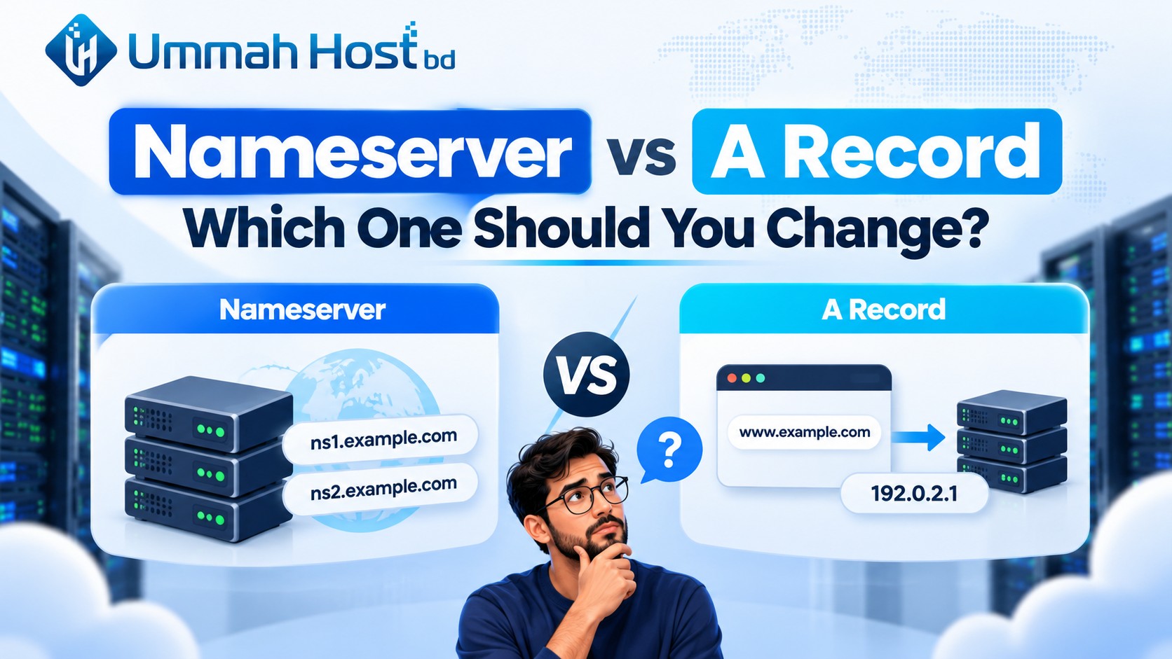 Nameserver vs A Record