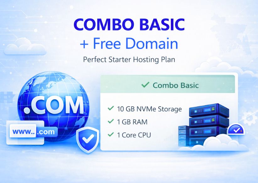 Free .COM Domain With Hosting in Bangladesh