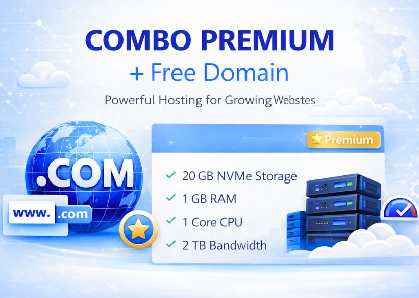 Free .COM Domain With Hosting in Bangladesh