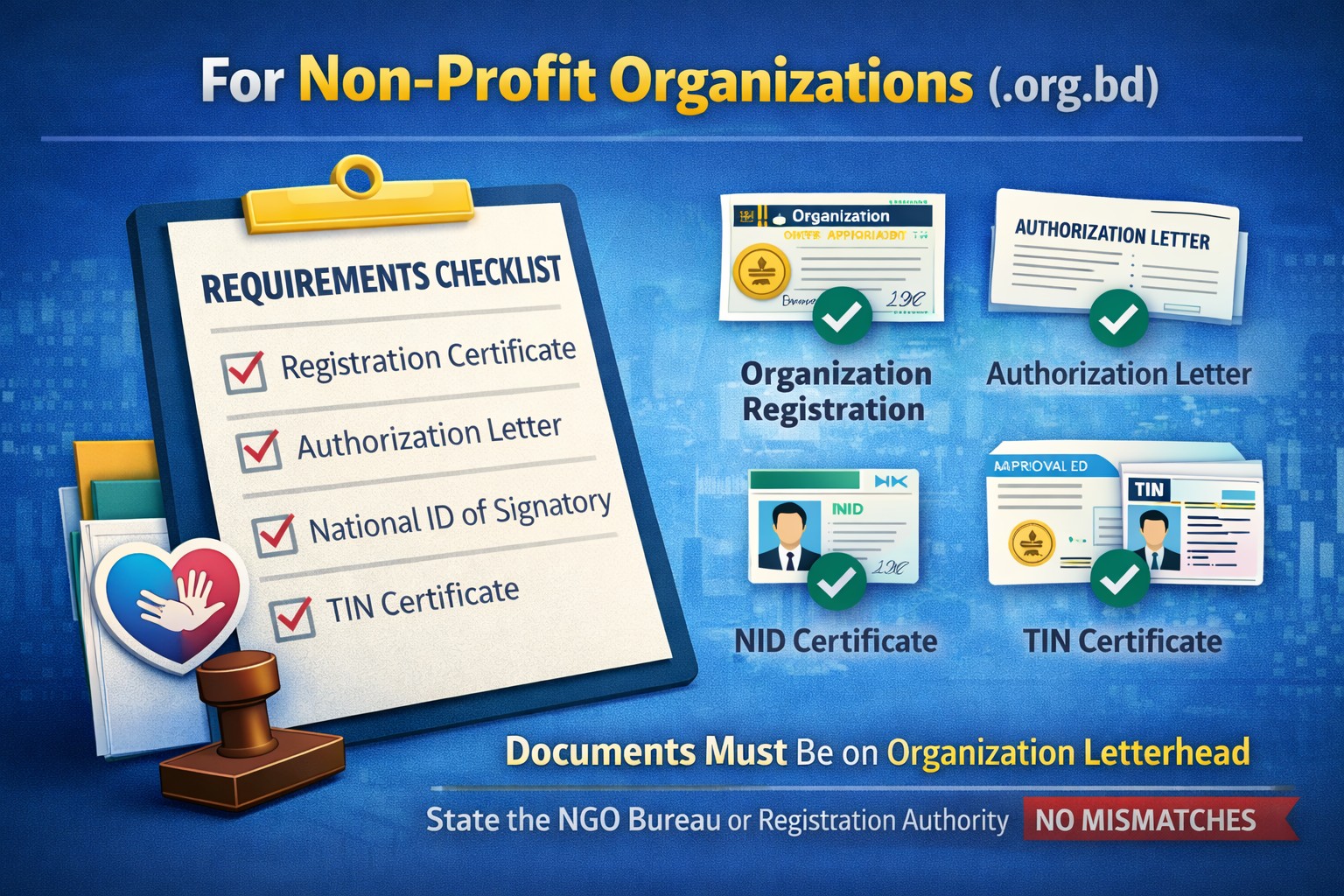 Documents Required for .BD Domain Registration in Bangladesh