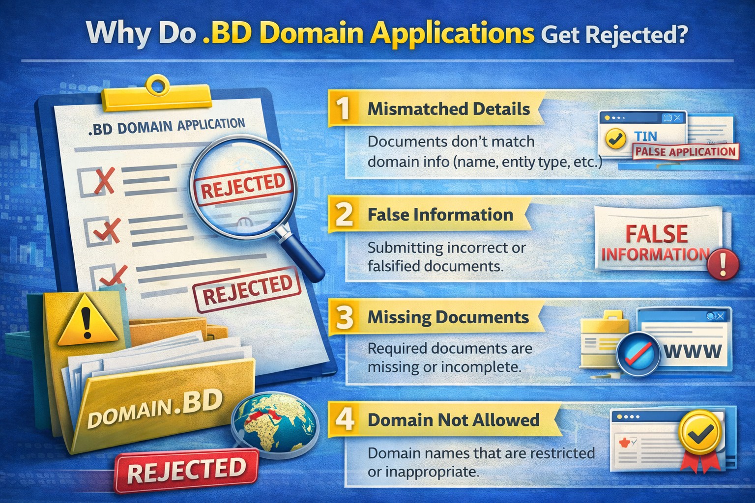 Documents Required for .BD Domain Registration in Bangladesh