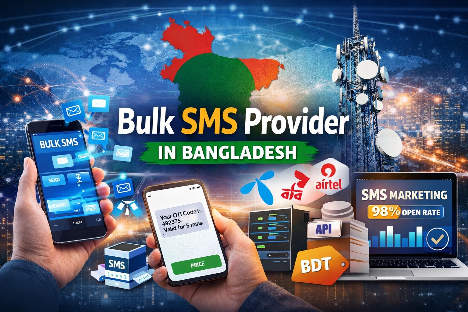 Best Bulk SMS Provider in Bangladesh