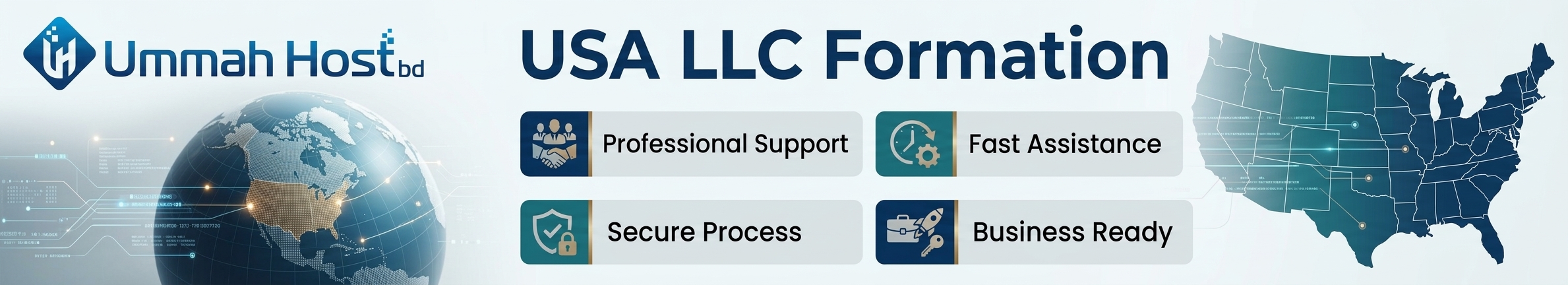 USA LLC Formation Service - UmmahHostBD